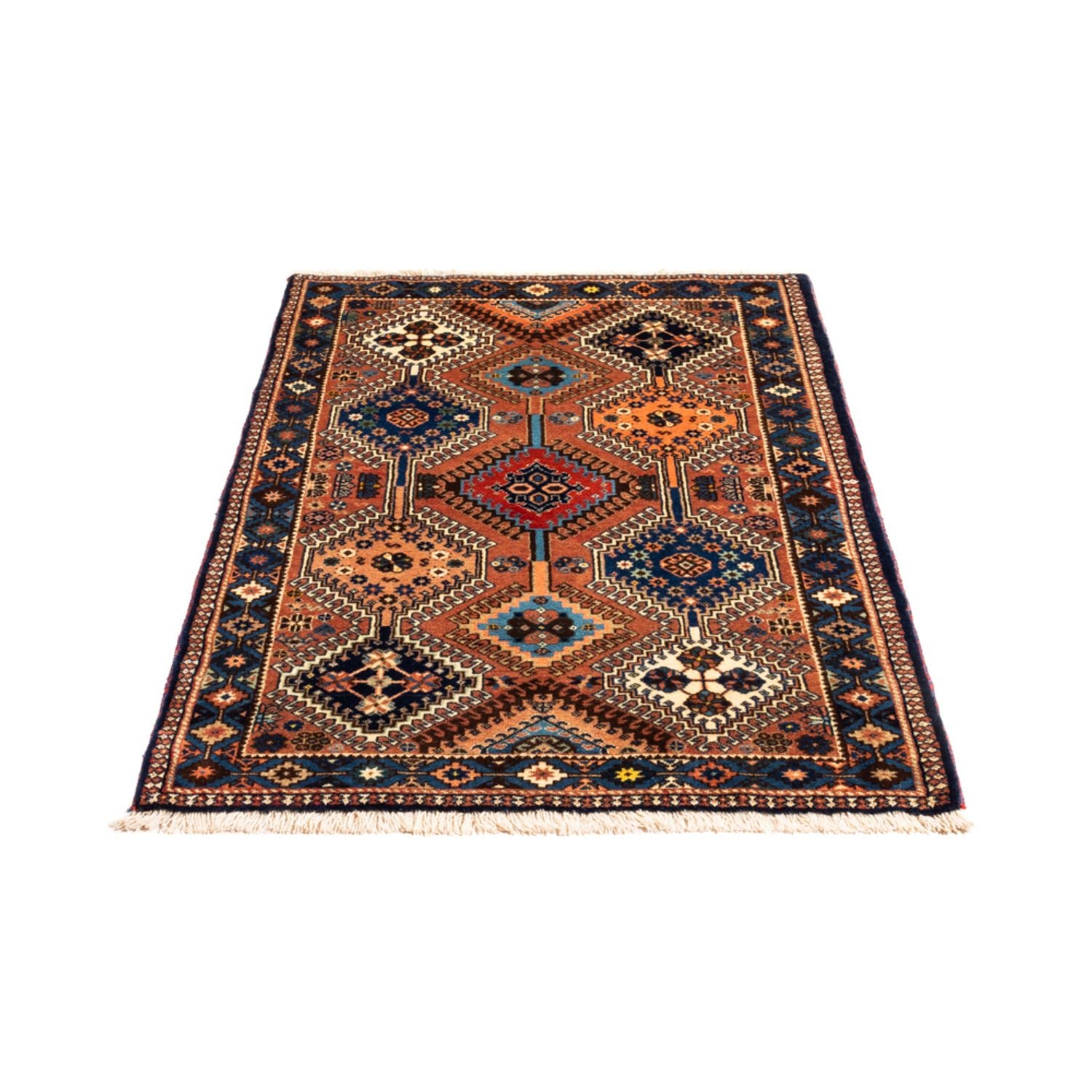 Alfombra persa - Nómada - 130 x 85 cm - rojo