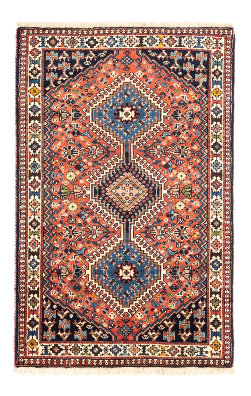 Alfombra persa - Nómada - 123 x 80 cm - rojo