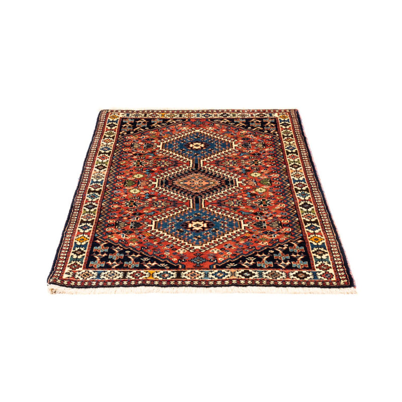 Alfombra persa - Nómada - 123 x 80 cm - rojo