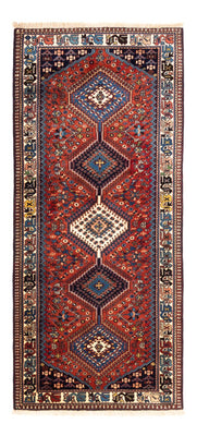 Alfombra de pasillo Alfombra persa - Nómada - 193 x 85 cm - rojo
