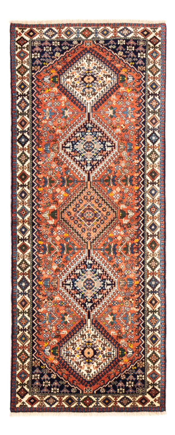 Alfombra de pasillo Alfombra persa - Nómada - 202 x 82 cm - rojo