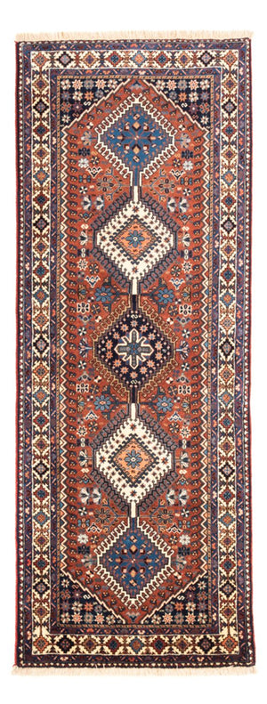 Alfombra de pasillo Alfombra persa - Nómada - 205 x 80 cm - rojo