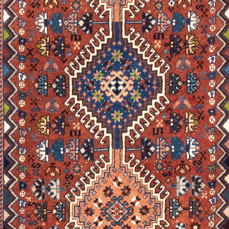 Alfombra de pasillo Alfombra persa - Nómada - 195 x 80 cm - rojo