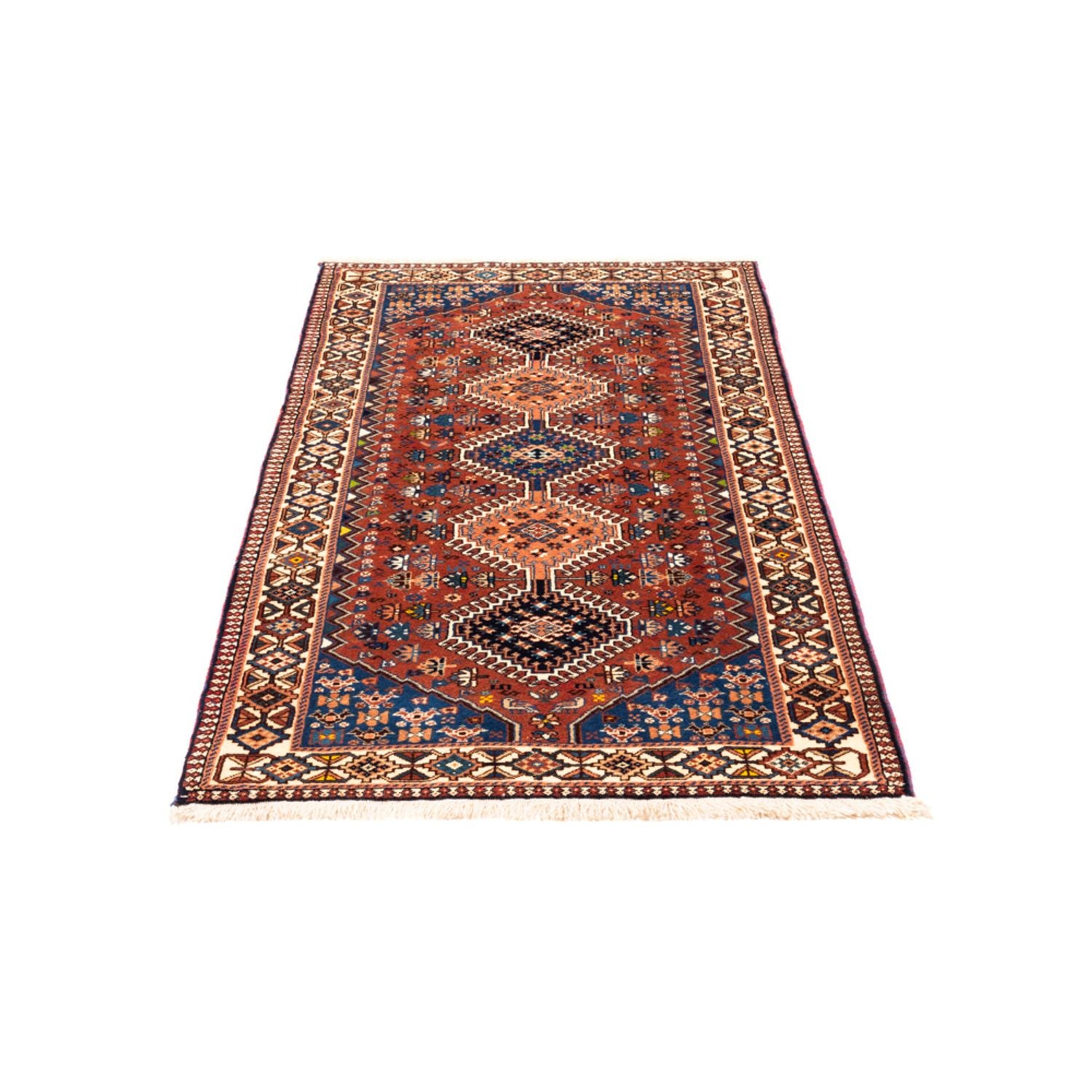 Alfombra de pasillo Alfombra persa - Nómada - 195 x 80 cm - rojo