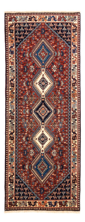 Alfombra de pasillo Alfombra persa - Nómada - 200 x 80 cm - rojo