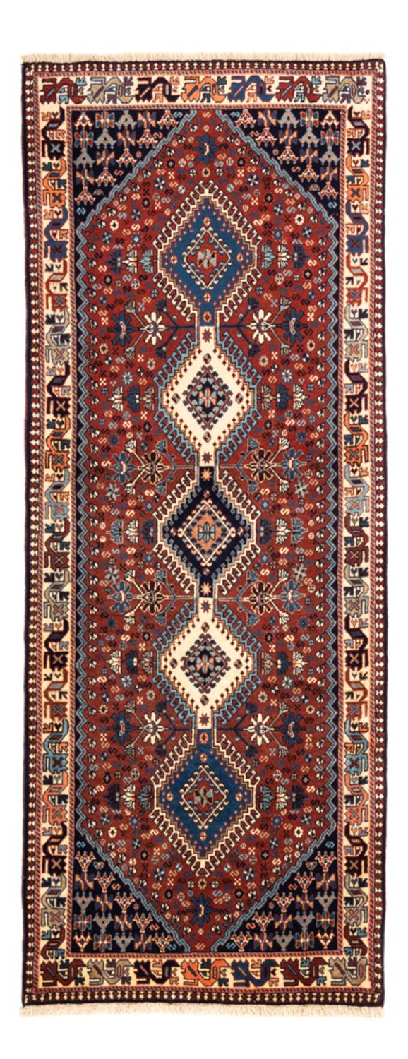 Alfombra de pasillo Alfombra persa - Nómada - 200 x 80 cm - rojo