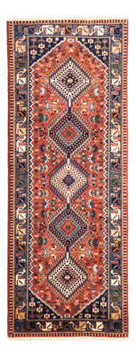 Alfombra de pasillo Alfombra persa - Nómada - 210 x 80 cm - rojo