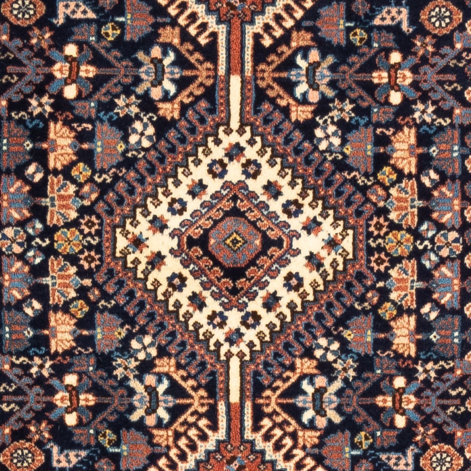 Alfombra de pasillo Alfombra persa - Nómada - 202 x 84 cm - azul oscuro