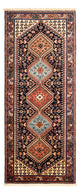 Alfombra de pasillo Alfombra persa - Nómada - 200 x 83 cm - azul oscuro