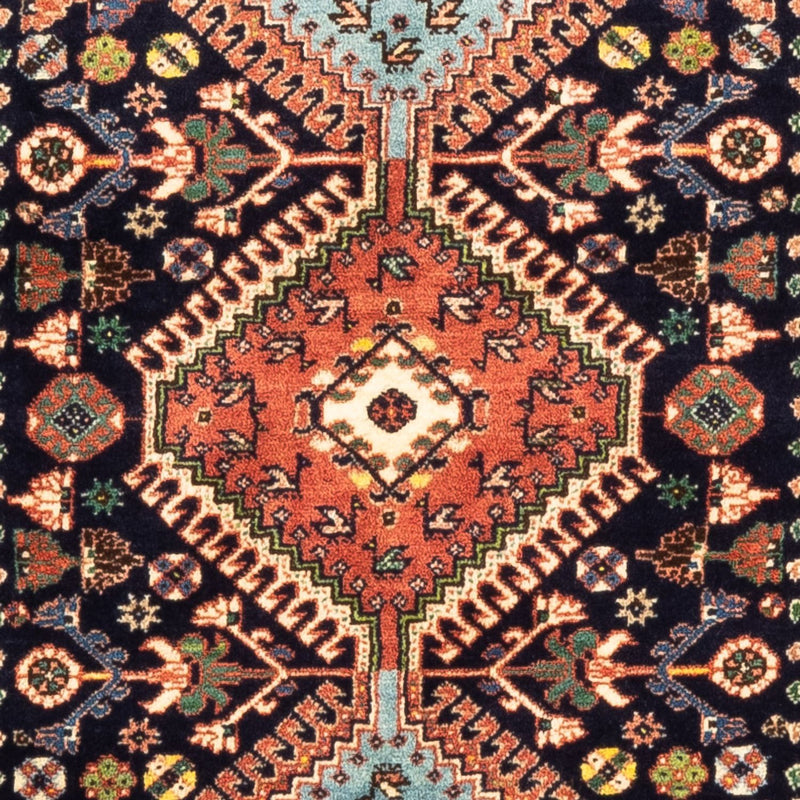 Alfombra de pasillo Alfombra persa - Nómada - 200 x 83 cm - azul oscuro