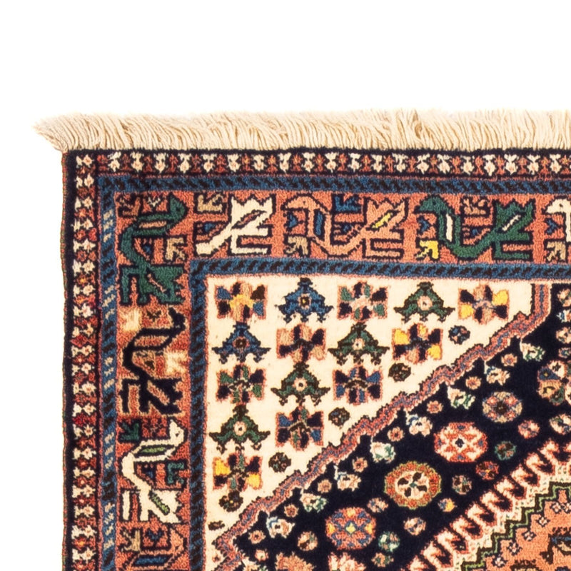 Alfombra de pasillo Alfombra persa - Nómada - 200 x 83 cm - azul oscuro