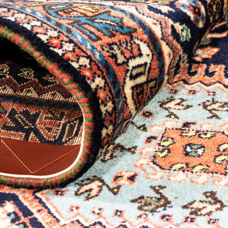 Alfombra de pasillo Alfombra persa - Nómada - 200 x 83 cm - azul oscuro