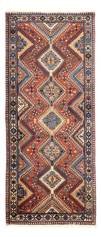 Alfombra de pasillo Alfombra persa - Nómada - 194 x 80 cm - rojo