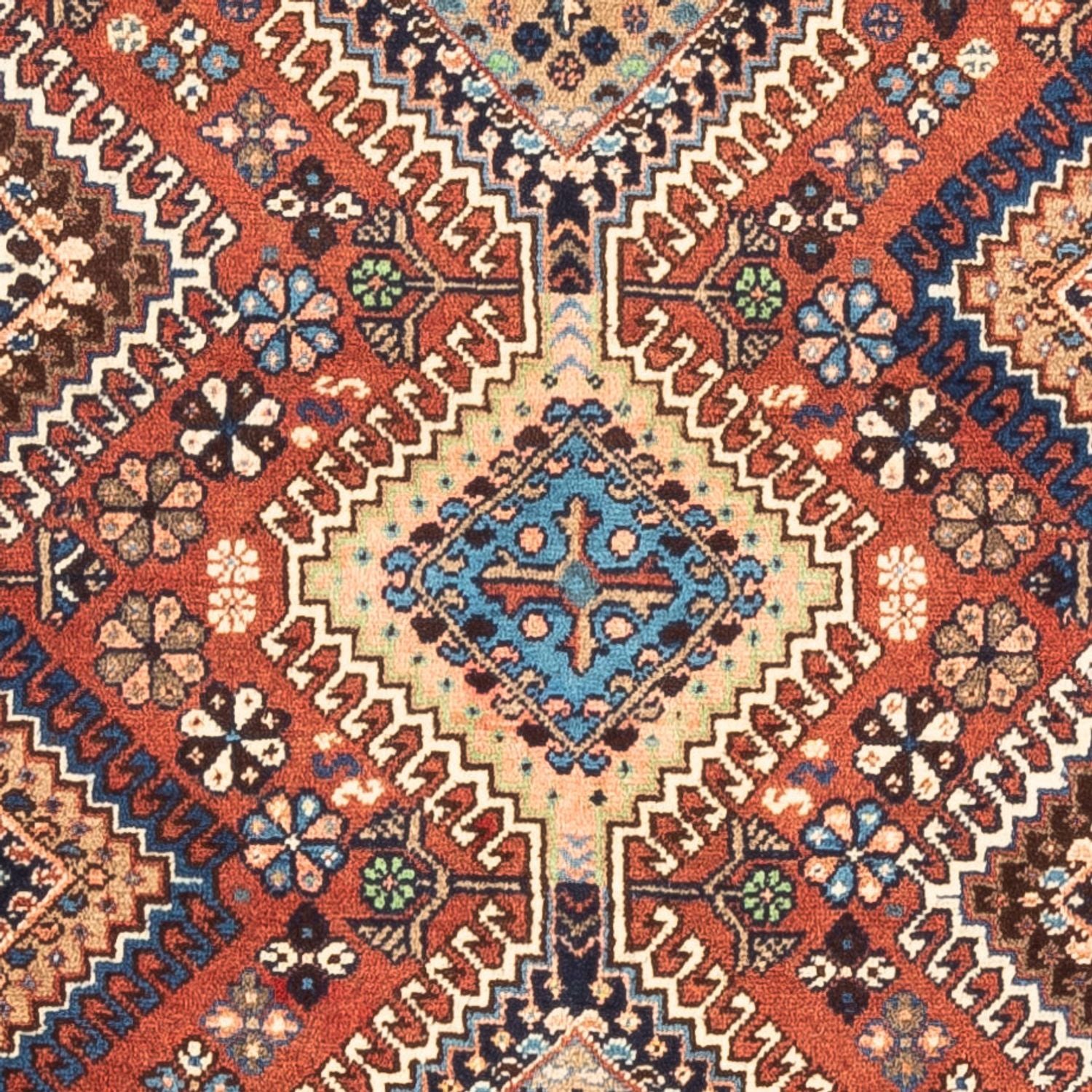 Alfombra de pasillo Alfombra persa - Nómada - 194 x 80 cm - rojo