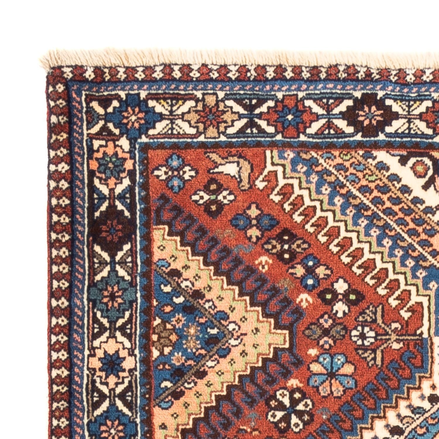 Alfombra de pasillo Alfombra persa - Nómada - 194 x 80 cm - rojo