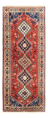 Alfombra de pasillo Alfombra persa - Nómada - 195 x 80 cm - rojo