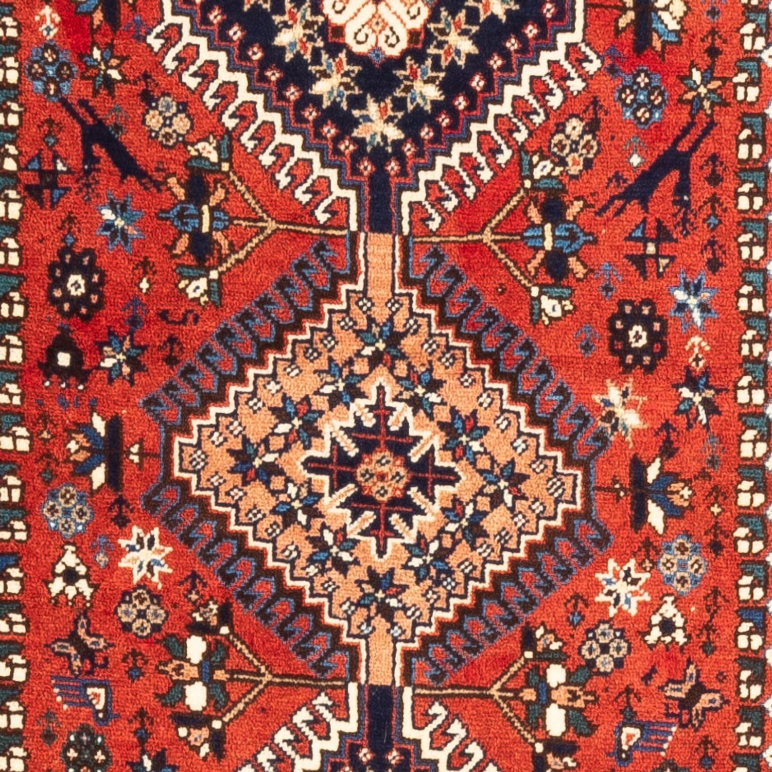Alfombra de pasillo Alfombra persa - Nómada - 195 x 80 cm - rojo