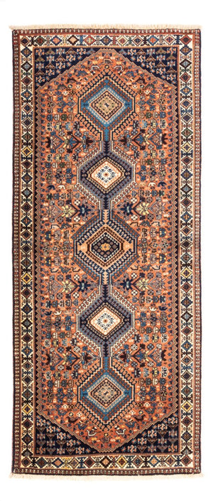 Alfombra de pasillo Alfombra persa - Nómada - 193 x 85 cm - rojo