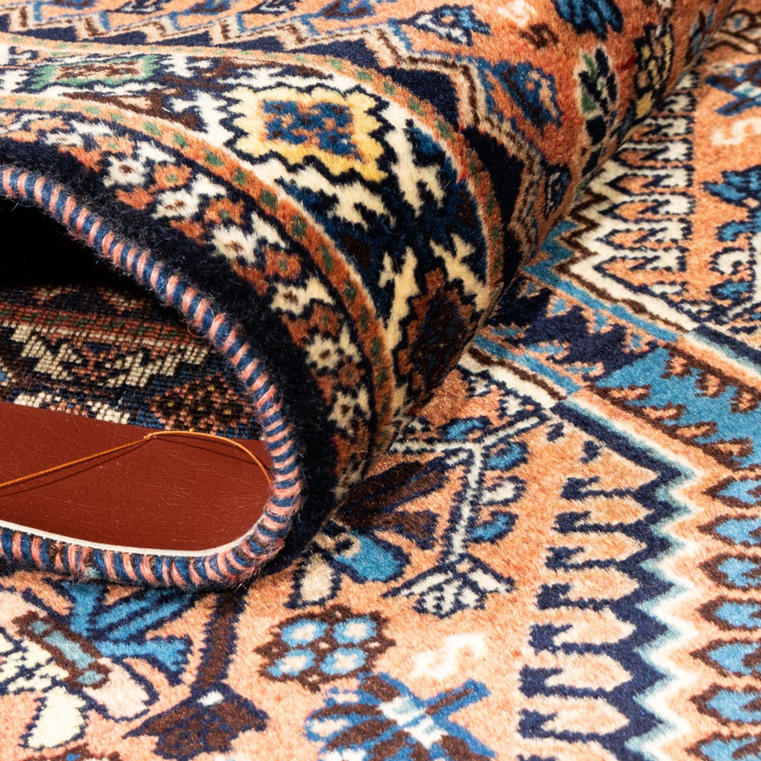 Alfombra de pasillo Alfombra persa - Nómada - 193 x 85 cm - rojo