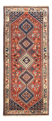 Alfombra de pasillo Alfombra persa - Nómada - 198 x 86 cm - rojo