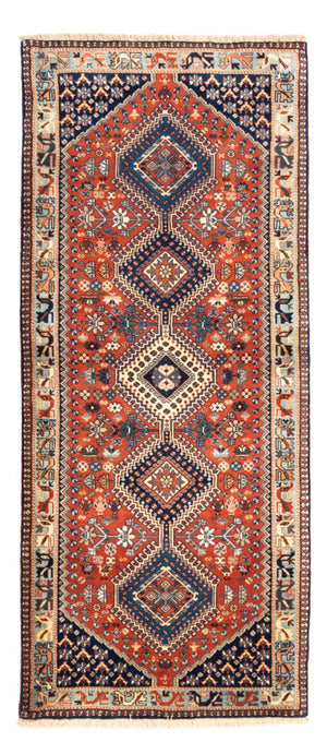 Alfombra de pasillo Alfombra persa - Nómada - 198 x 86 cm - rojo