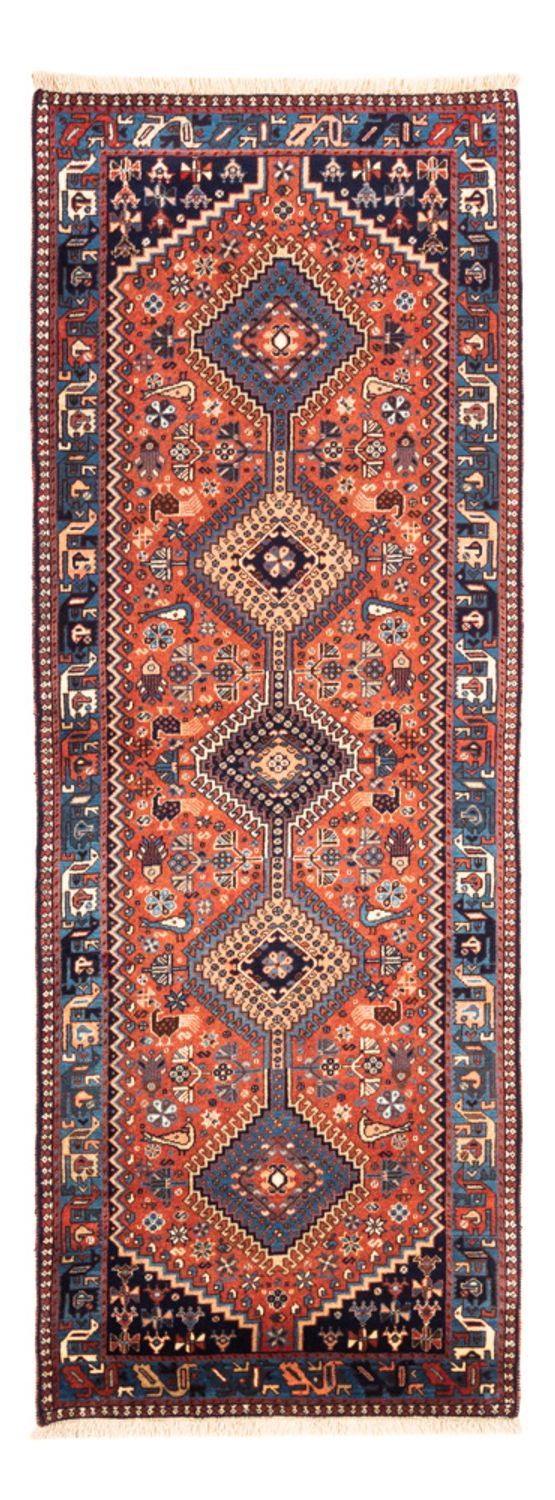 Alfombra de pasillo Alfombra persa - Nómada - 208 x 80 cm - rojo