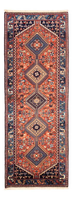 Alfombra de pasillo Alfombra persa - Nómada - 208 x 80 cm - rojo