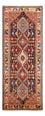 Alfombra de pasillo Alfombra persa - Nómada - 207 x 80 cm - azul oscuro