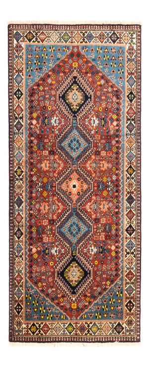 Alfombra de pasillo Alfombra persa - Nómada - 192 x 80 cm - rojo