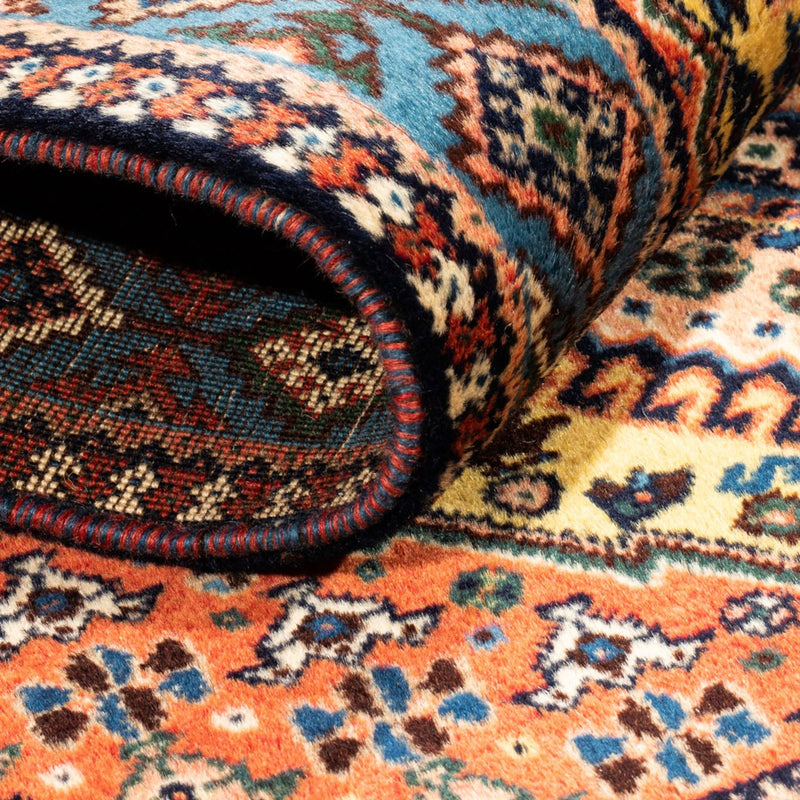 Alfombra persa - Nómada - 123 x 83 cm - amarillo