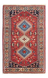 Alfombra persa - Nómada - 132 x 83 cm - rojo