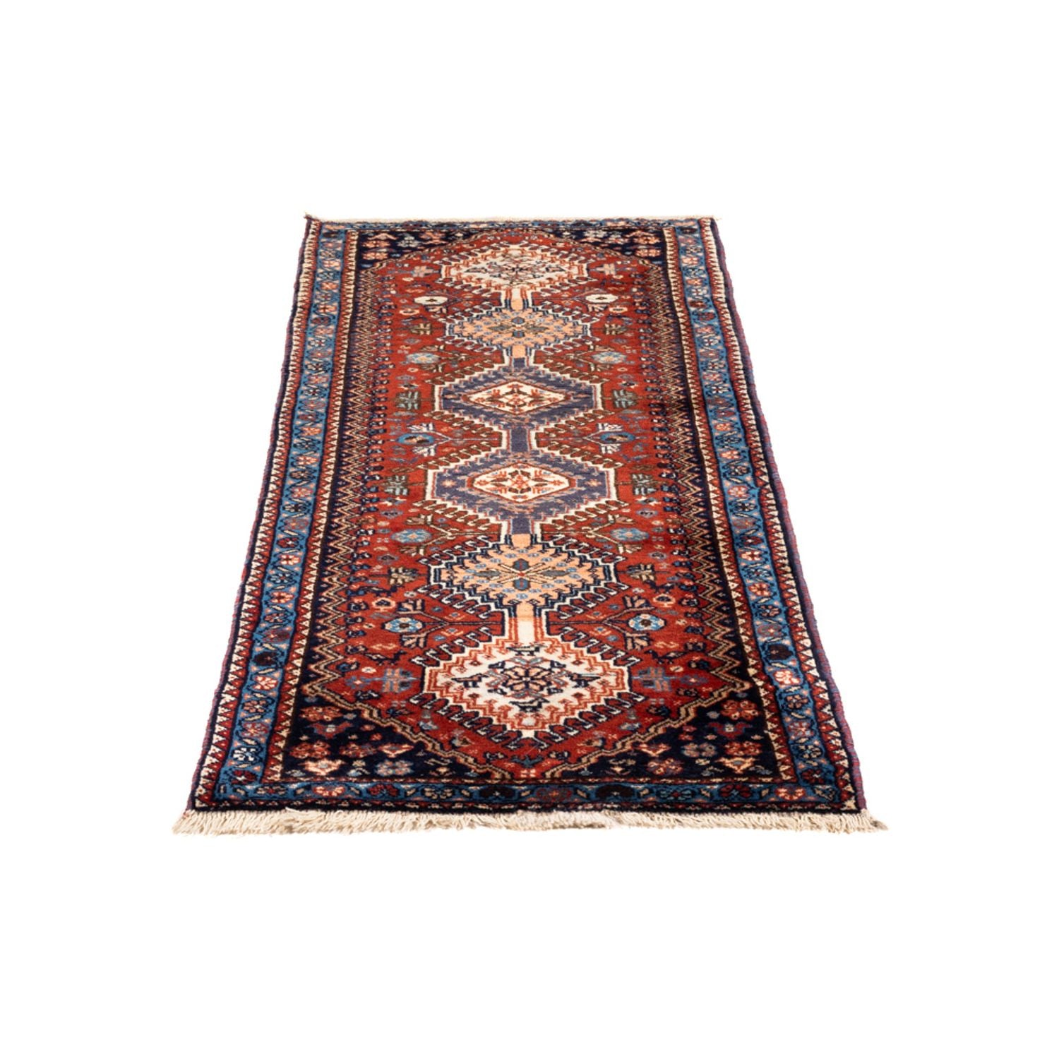 Alfombra de pasillo Alfombra persa - Nómada - 153 x 55 cm - rojo