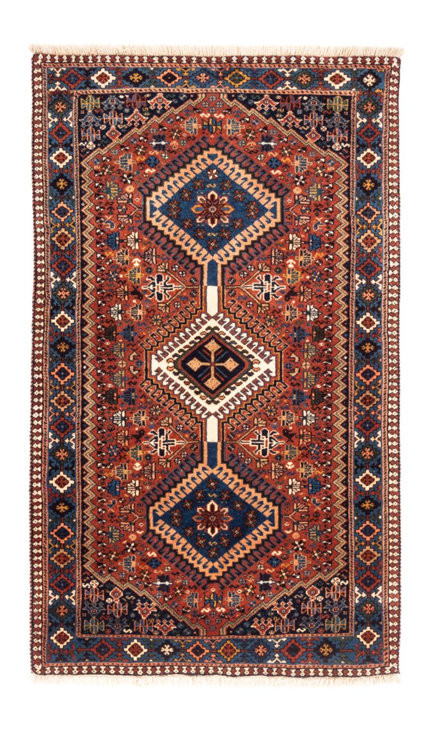 Alfombra persa - Nómada - 137 x 80 cm - rojo