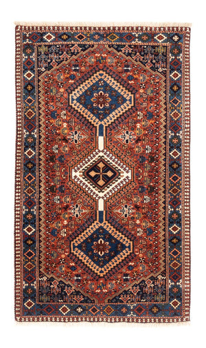 Alfombra persa - Nómada - 137 x 80 cm - rojo