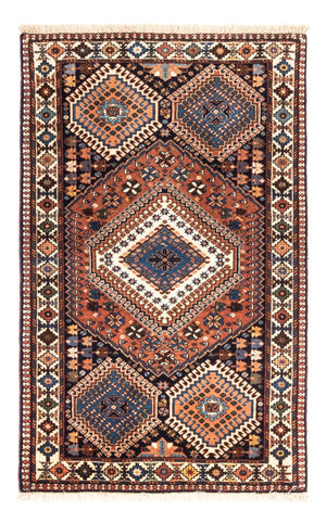 Alfombra persa - Nómada - 127 x 80 cm - rojo
