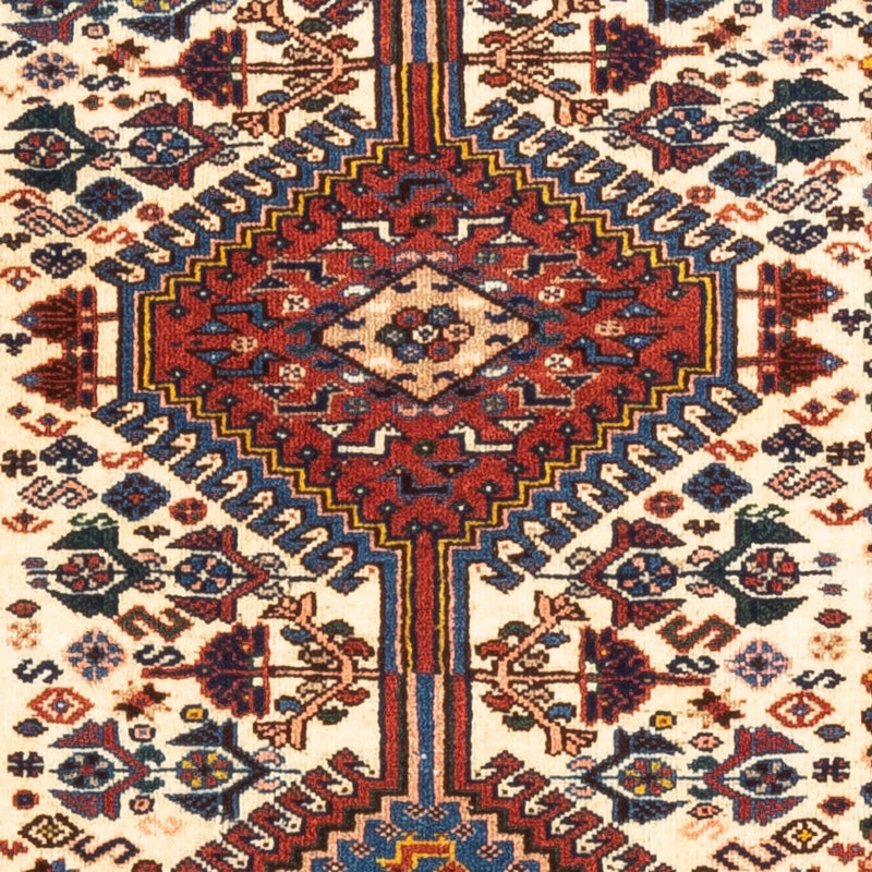 Alfombra persa - Nómada - 122 x 83 cm - crema