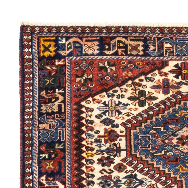 Alfombra persa - Nómada - 122 x 83 cm - crema