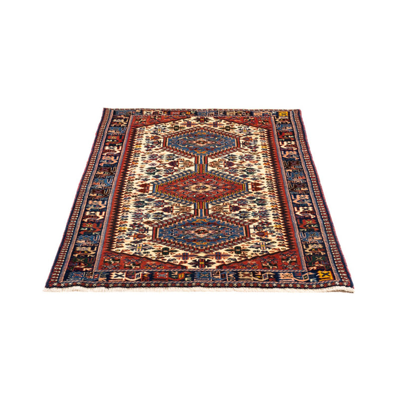 Alfombra persa - Nómada - 122 x 83 cm - crema