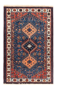 Alfombra persa - Nómada - 127 x 83 cm - azul