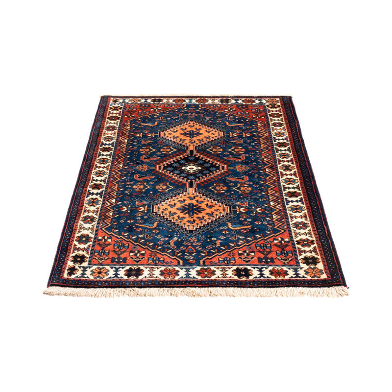Alfombra persa - Nómada - 127 x 83 cm - azul