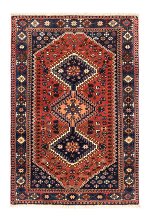 Alfombra persa - Nómada - 122 x 84 cm - rojo