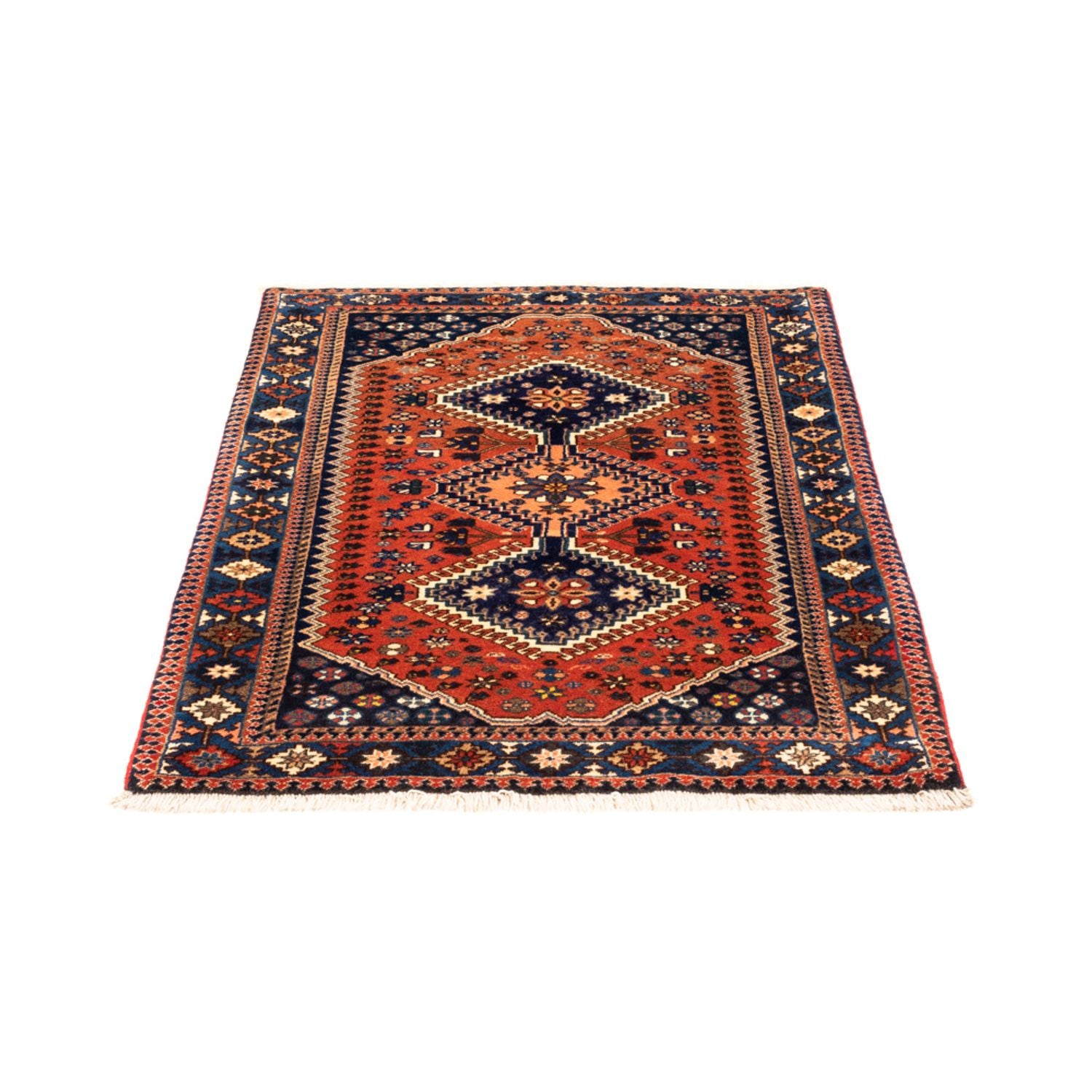 Alfombra persa - Nómada - 122 x 84 cm - rojo