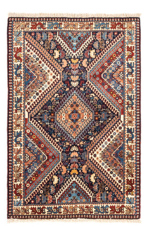 Alfombra persa - Nómada - 128 x 85 cm - azul oscuro