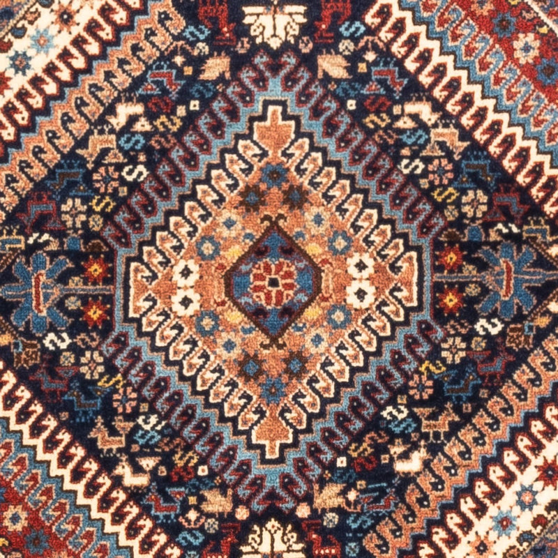 Alfombra persa - Nómada - 128 x 85 cm - azul oscuro