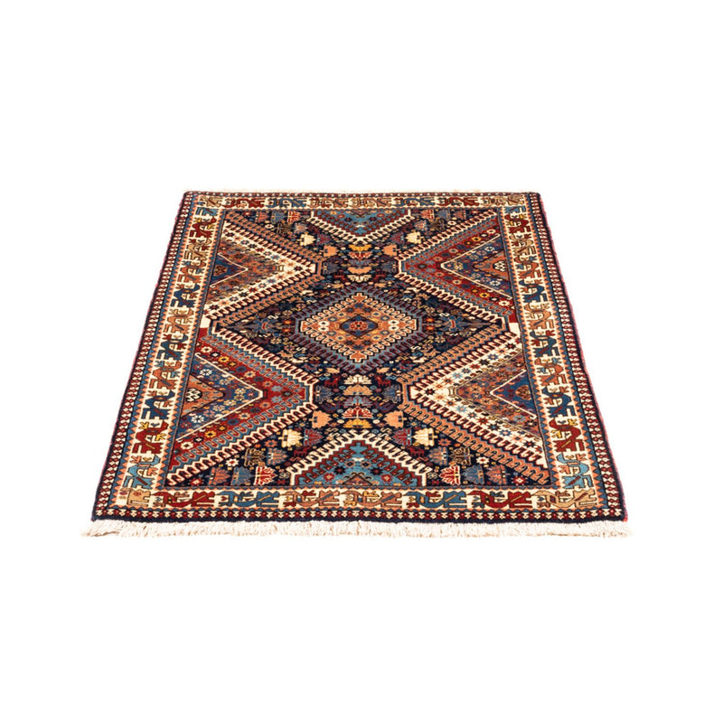 Alfombra persa - Nómada - 128 x 85 cm - azul oscuro