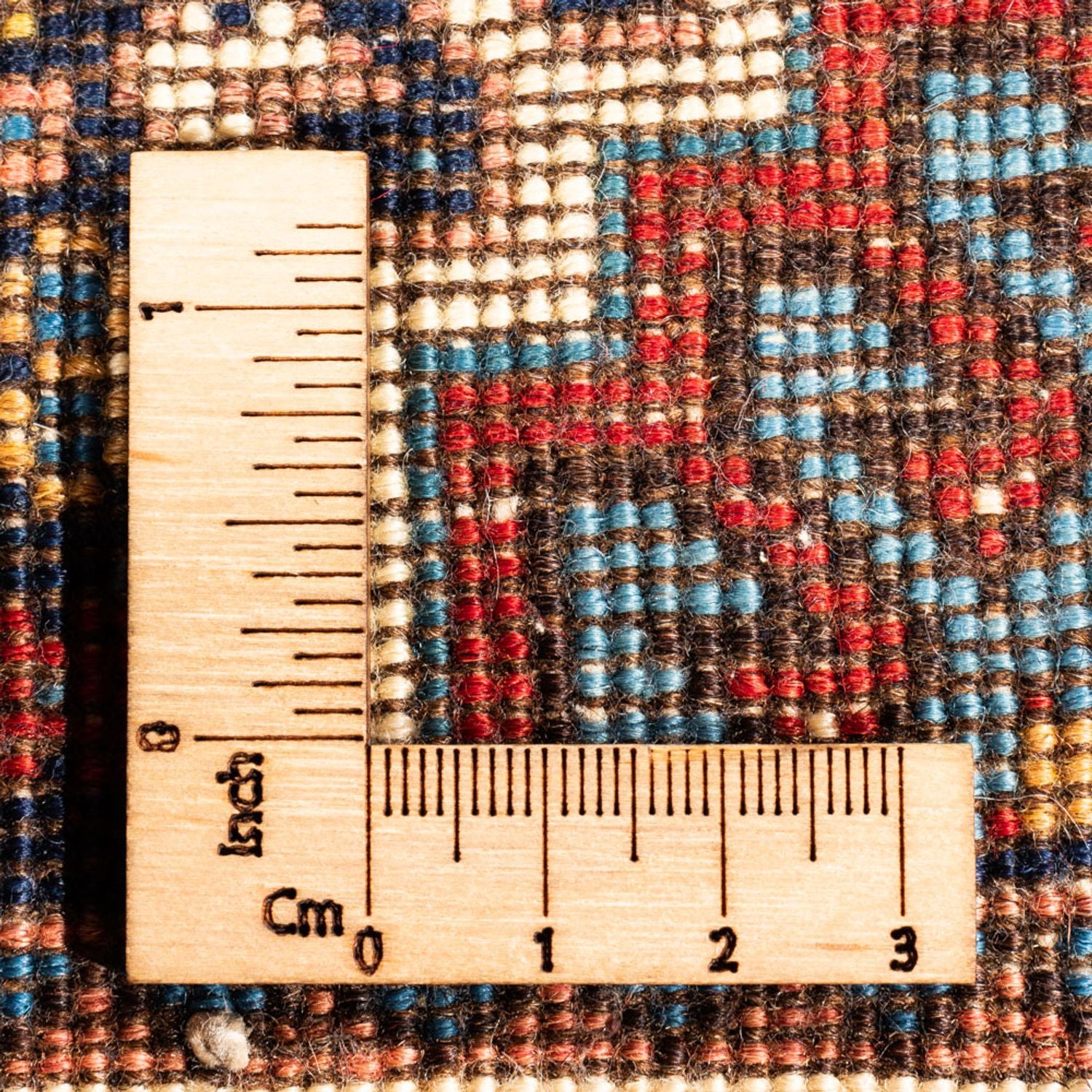 Alfombra persa - Nómada - 128 x 85 cm - azul oscuro