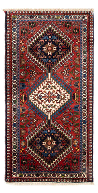 Alfombra persa - Nómada - 106 x 68 cm - rojo