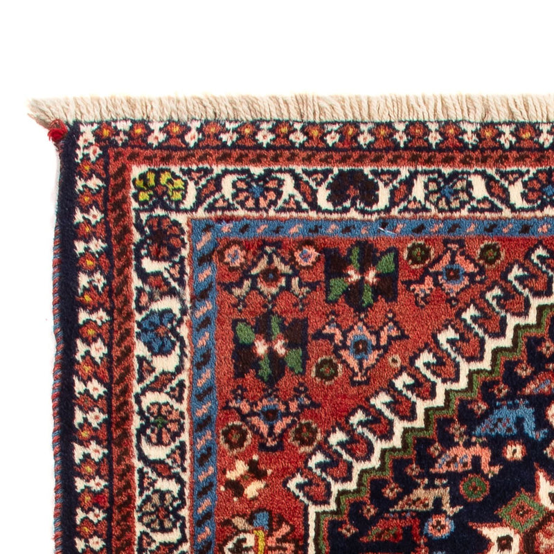 Alfombra persa - Nómada - 106 x 68 cm - rojo