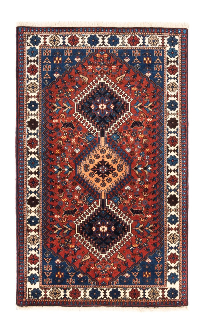 Alfombra persa - Nómada - 130 x 80 cm - rojo