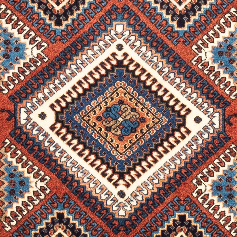 Alfombra persa - Nómada - 126 x 80 cm - rojo